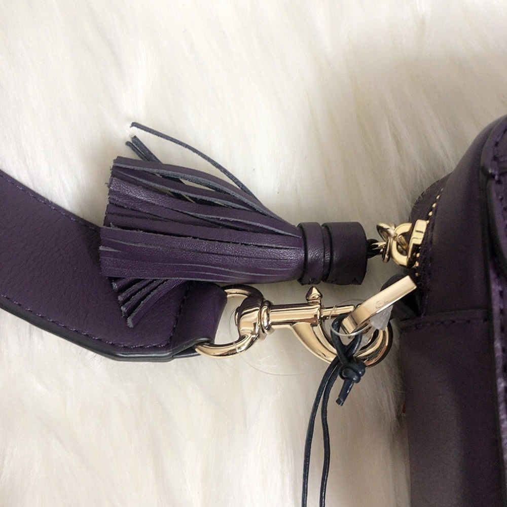 NEW! Rebecca Minkoff woven chain purple camera bag - Picture 4 of 8